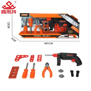 XSTNew XST Design Set di attrezzi da giardinaggio per bambini Set di valigie meccanico Set elettricista ragazzo trapano elettrico esperimento giocattoli strumento