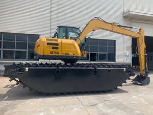 Excavadora Anfibia XE75SL de 8 Toneladas para Dragado, Miniexcavadora para Trabajos en Ríos, Zonas Húmedas y Pantanos - Product Image 5