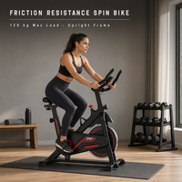 Vélo de spinning 3 couleurs ZBSP-6, directement d'usine, logo personnalisé, charge 120 kg, compact 91,5 cm, vélo d'exercice cardio pour la maison, OEM ODM