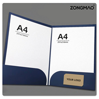 Carpeta de Presentación de Documentos con Archivador de Palanca Ecológico, Personalizable, Resistente a los Arañazos, con Laminación, Grabado en Relieve y Bajo Relieve, con Ranura para Tarjetas de Visita