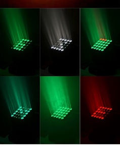 Hot 25x12W RGBW 4in1 <span class=keywords><strong>LED</strong></span> ma trận di chuyển đầu rửa chùm DMX ánh sáng sân khấu đầy đủ màu sắc Disco DJ chùm di chuyển đèn - Product Image 6