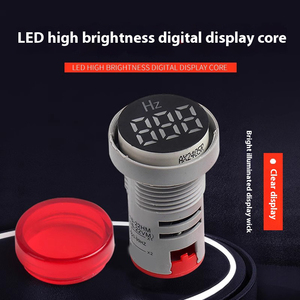 AD16 Light Emitting Diode <strong>Digital</strong> <strong>Display</strong> AC Voltmeter Indicator Light 22MM AC60-500V Red Green <strong>Mini</strong> LED Indicator Panel Light - Product Image 3