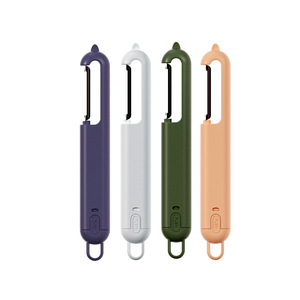 Éplucheur multifonction en acier inoxydable Hy-46 pour fruits et légumes, ensemble d'outils de cuisine, 2 pièces, lavage à la main uniquement - Product Image 3