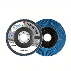 Disco de Láminas Profesional Fervi de 125 mm, Disco Abrasivo Sin Hierro para Lijar Metal - Product Image 1