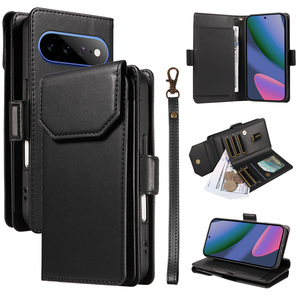 Étui portefeuille de style sac à main pour Google Pixel 11 <span class=keywords><strong>Pro</strong></span> XL, étui portefeuille avec cadre <span class=keywords><strong>photo</strong></span> pour Pixel 8A/9A/10A - Product Image 3