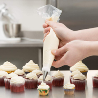 Kingwise – Ensemble de 15 douilles de décoration en métal écologiques, compatibles lave-vaisselle, avec convertisseur et boîte de rangement pour gâteaux de fête
