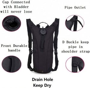 Mochila de Hidratación Personalizada para Exteriores de 3L, Mochila de Hidratación para Correr, Ciclismo y Senderismo con Bolsa de Agua - Product Image 4