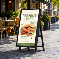 Afficheur LCD portable d'extérieur de 32, 43 et 55 pouces avec écran haute luminosité de 1800 nits, panneau de menu LCD étanche IP65 avec contrôle Wi-Fi