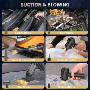 Мощный портативный беспроводной автомобильный пылесос с аккумулятором, 18000 Па, ручной мини-пылесос для уборки автомобиля - Product Image 5