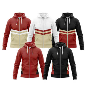 เสื้อฮู้ดดี้รักบี้สำหรับผู้ชาย แบรนด์ Kylin คุณภาพสูง พิมพ์ลายโพลีเอสเตอร์แบบ Sublimation ซิปเต็มตัว ระบายอากาศได้ดี แห้งเร็ว เหมาะสำหรับเล่นลีก - Product Image 6