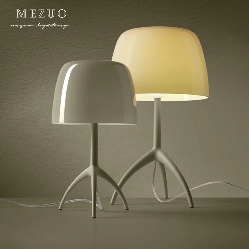 Fancy Design G9 Copper Glass Indoor Bedroom Bedside Desk Reading Study Foscarini Modern Nordic Table Night Lamp