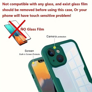 CHAOYIDIAN 360 Étui transparent intégral pour <span class=keywords><strong>iPhone</strong></span> <span class=keywords><strong>11</strong></span> 12 13Pro 14 15 Pro Max, protection intégrale avant et arrière - Product Image 6