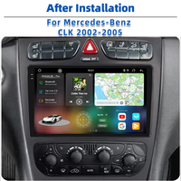 Autoradio Android 13 avec écran 2K 2000*1200 pour Mercedes Benz Clk W209 W203 W463 W208 8+2568g Am Fm Bt Stéréo Caméra 360°