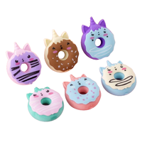 T1697 Donut Eenhoorn Schattige Mix 3d Cartoon Gum Student Kerstprijs Cadeau Fantasie Briefpapier Voor Kinderen