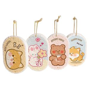 Grande éponge à vaisselle <span class=keywords><strong>en</strong></span> pâte <span class=keywords><strong>de</strong></span> bois <span class=keywords><strong>de</strong></span> noix <span class=keywords><strong>de</strong></span> coco compressée, anti-taches d'huile, épurateur <span class=keywords><strong>de</strong></span> cuisine pour outil magique pour pot Cleani - Product Image 2