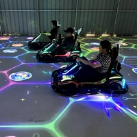 Système de jeu de karting à projection immersive, solution d'arène de course multijoueur avec sensations de conduite réelles pour centre de divertissement