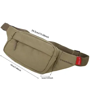Sac <span class=keywords><strong>banane</strong></span> unisexe 2026 <span class=keywords><strong>en</strong></span> nylon, forme oreiller, décontracté, pour téléphone, sac de taille, petit sac à bandoulière croisé - Product Image 6