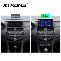 Autoradio Android 10,1 pouces 4+64 Go pour Honda Accord 2008-2012, écran IPS Octa Core, égaliseur DSP, multiples interfaces utilisateur, CarPlay, CE-XTRONS