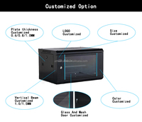 2U 4U 6U 9U 12U 15U 18U mini serveur rack mural 19 pouces serveur de centre de données DDF rack réseau portable