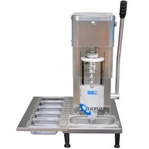 Máquina mezcladora de helado de frutas remolino de precio más bajo/licuadora de helado de fruta Real remolino/mezclador de helado de yogur congelado