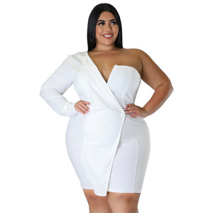 N7629 <span class=keywords><strong>Robe</strong></span> moulante sexy à la mode pour femmes européennes et américaines, <span class=keywords><strong>robe</strong></span> moulante, grande taille - Product Image 4