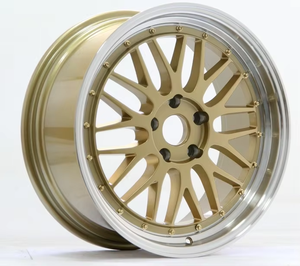 Ruota auto in lega di fabbrica in oro lavorato a labbro 17 "18" 19 "cerchione sfalsato TL <span class=keywords><strong>TRB</strong></span> - Product Image 4