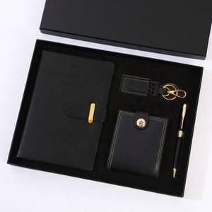 Executive Gift <b>Set</b> for Corporate Events - Branded <b>Notebook</b>, Wallet & Keychain, Premium Business Gifts - Product Image 3