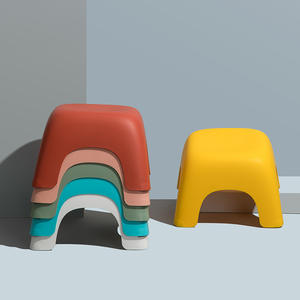 เก้าอี้เด็กไฮ-68 ขนาดเล็ก พลาสติกกันลื่น ดีไซน์เรียบง่าย สำหรับห้องน้ำเด็กหรือเปลี่ยนรองเท้า - Product Image 3