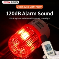 Détecteur infrarouge d'alerte de manque de matériaux, alarme sonore et lumineuse 120 dB, capteur photoélectrique 12 V, bande transporteuse, puces LED 30 cm JZCN