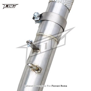 Tuberías de <span class=keywords><strong>Escape</strong></span> de Flujo <span class=keywords><strong>Libre</strong></span> de Acero Inoxidable Boska para Ferrari Roma V8 3.9T 2020+ Street Car con Sistema de <span class=keywords><strong>Escape</strong></span> con Protección Térmica - Product Image 4