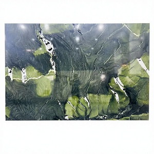 Grandes dalles de quartzite naturel vert avocat poli, écologiques et modernes, garantie 1 an, pour salle de bain, appartement, usage intérieur - Product Image 1