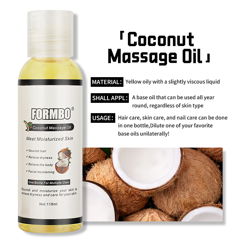 Coconut massage oil