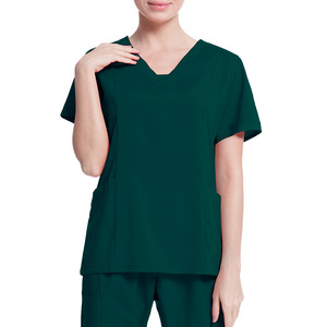JinTeng 2024, nuevo lanzamiento, uniforme de clínica, uniforme de enfermerí<span class=keywords><strong>a</strong></span> con cuello en V, juegos de limpieza, venta al por mayor, laboratorio, salón de belleza, ropa de trabajo, médico de mascotas, enfermera - Product Image 3