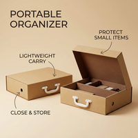 Carton ondulé rigide haute résistance 350 g/m² 400 g/m², gaufré, taille personnalisée, emballage plat, facile à assembler, utilisation en supermarché, boîte en kraft