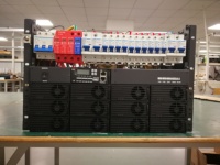 Système de redresseur 48v 600A et chargeur de batterie, alimentation électrique CC pour télécommunications en rack 19 pouces