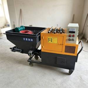 Machine à projeter du mortier pour l'application de mortier imperméabilisant sur <span class=keywords><strong>les</strong></span> <span class=keywords><strong>murs</strong></span> intérieurs <span class=keywords><strong>des</strong></span> sous-sols - Product Image 5