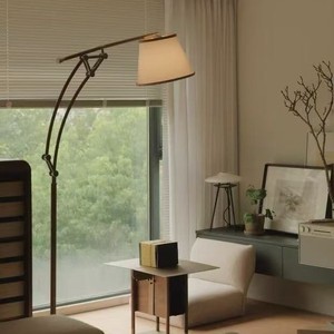 Floor Lamp Led Warm <b>Light</b> 3-5m Irradiation Area Home Living Room Sofa Side Table Designer Vintage French Retro Style - Product Image 2