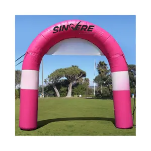 Tùy chỉnh Inflatable vòm giá mô hình quảng cáo Inflatable đua bắt đầu kết thúc dòng vòm cổng tò vò cho các sự kiện thể thao