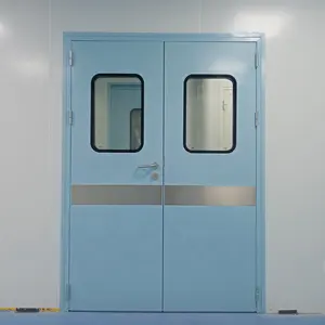 Kunden spezifische HPL Hospital Bunte Double Swing Medical Door Industrie werkstatt Single Swing Tür