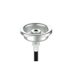Customizable Chrome Plated Metal Plastic Cap