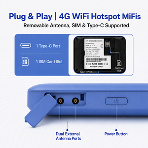 OLAX MT60 300Mbps WiFi 6 4G LTE Cat7 <b>Mobile</b> <b>Router</b> Pocket With Sim Card Slot 4000mAh Frequency B71 B66 B4 CPE Fast Internet Spee - Product Image 3