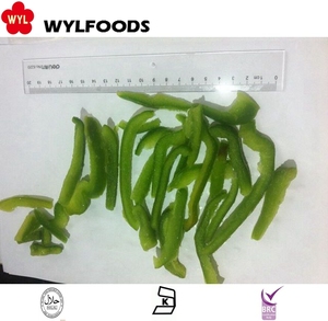 Dés de poivron vert congelés IQF de conservation stable Prix de légumes - Product Image 2