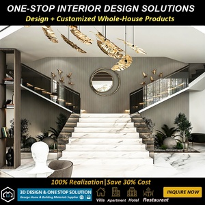 Service de rendu <span class=keywords><strong>3D</strong></span> de plans d'étage pour projets hôteliers et villas haut de gamme, solution de design d'intérieur sur mesure pour toute la maison - Product Image 3