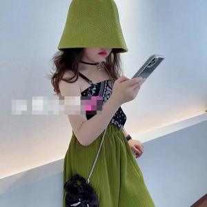 Top Corto sin Mangas con Estampado Floral en Blanco y Negro para Niñas de 4 a 9 Años, Nuevo 2021 - Product Image 5