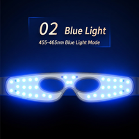 Custom Wholesale Under Eye Red Light Therapy Mask Red & Near-Infrared LED EYE MASK LED Red Light Therapy Eye Massager for Eye