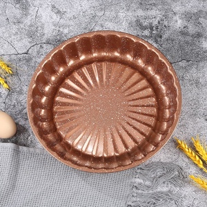 Moule à brioche <span class=keywords><strong>Charlotte</strong></span> 25 cm, moule à gâteau rond en métal <span class=keywords><strong>de</strong></span> 10 pouces, durable, écologique, revêtement PTFE, épaisseur 0,6 mm - Product Image 3