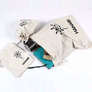 Custom Towel Fashion Letter Drawstring <b>Bag</b> Cosmetic Storage Clothing Packaging Dustproof Printed Logo - Product Image 2