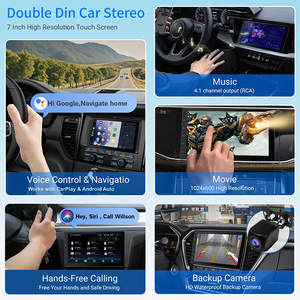 Haudio 7 Inch 2+64GB General Touch Screen Car GPS <strong>Navigation</strong> <strong>System</strong> Built-<strong>in</strong> WiFi Car Radio Multimedia Video Player Car Stereo - Product Image 4