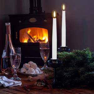 Bougies LED à piles, effet cire véritable, en plastique, télécommandées, pour anniversaires, Halloween, Ramadan, décoration intérieure - Meilleures ventes - Product Image 4