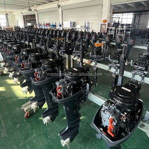 Новый оптовый подвесной лодочный мотор из Китая, 2-тактный, 15 л.с., с длинным дейдвудом, бензиновый, ручное управление - Product Image 5